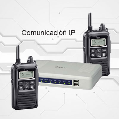 Comunicación para radios de dos vías IP