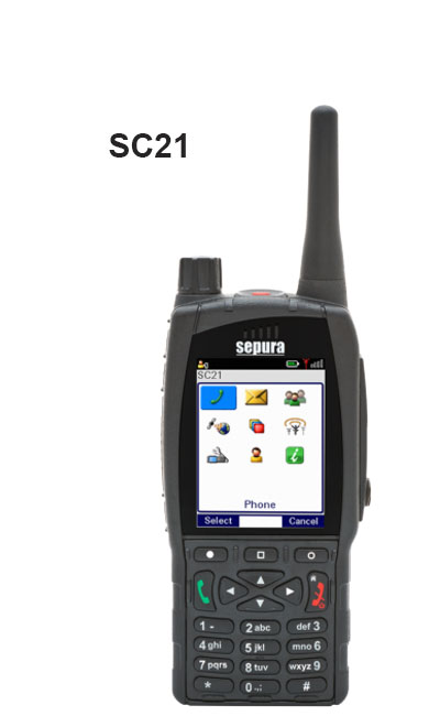 Radios SC21 Portátiles Tetra Sepura